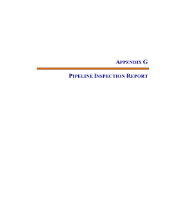appendix g pipeline inspection report