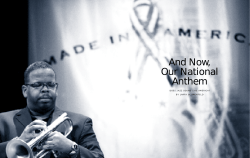 And Now, Our National Anthem