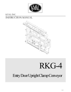 RKG-4 Upright Clamp Conveyor