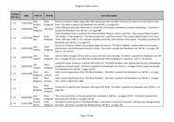 Letters - The University of Sheffield