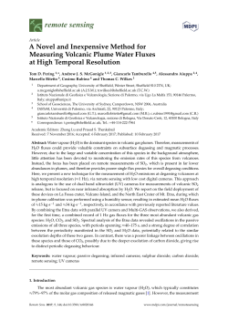 A Novel and Inexpensive Method for Measuring Volcanic Plume