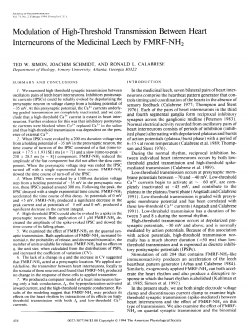 Modulation of High-Threshold Transmission
