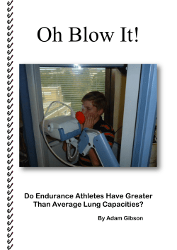 Do Endurance Athletes Have Greater Than Average Lung Capacities?