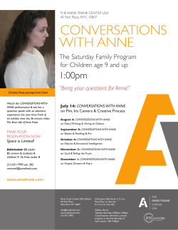 conversations with anne