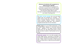 getset Service programme
