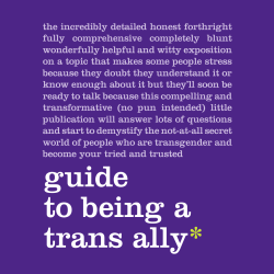 guide to being a trans ally
