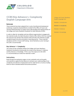 Text Complexity