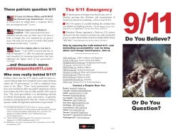 DC 9/11 Truth Brochure