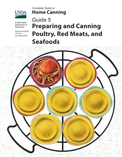 Guide 05: Preparing and Canning Poultry, Red Meats, and Seafood