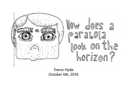 How Does a Parabola Look on the Horizon?