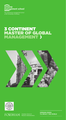 3 continent master of global management