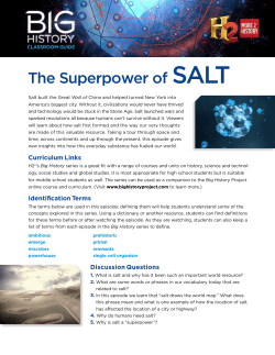 The Superpower of SalT