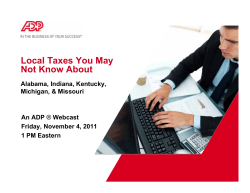 Local Taxes You May Not Know About