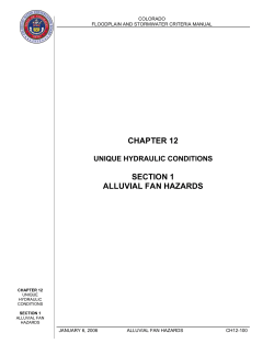CHAPTER 12 SECTION 1 ALLUVIAL FAN HAZARDS