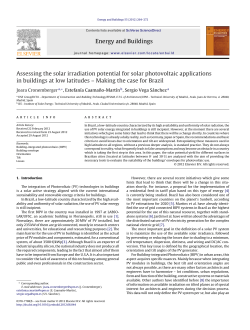 Assessing the solar irradiation potential for solar photovoltaic