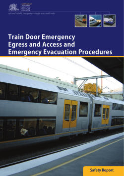Train Door Emergency Egress and Access and