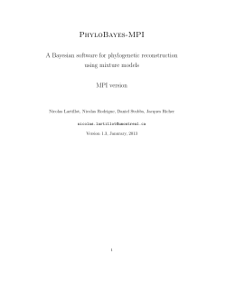 PhyloBayes-MPI