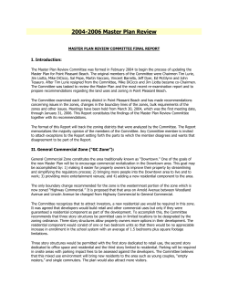 2004-2006 Master Plan Review - Borough of Point Pleasant Beach