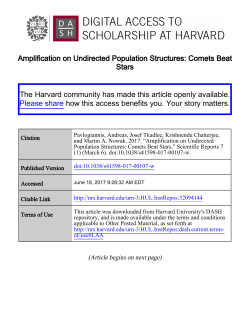 Amplification on Undirected Population Structures: Comets Beat Stars