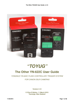 The Other YN-622C User Guide