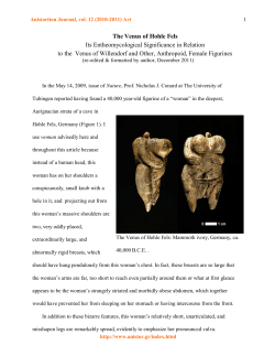 The Venus of Hohle Fels
