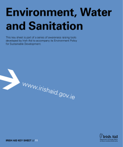 Environment, Water and Sanitation