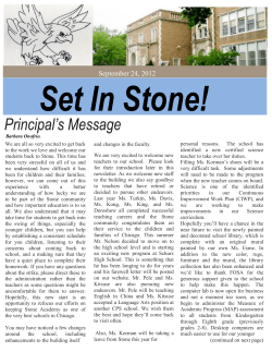 September 24, 2012 - Stone Scholastic Academy