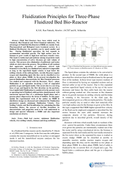 Fluidization Principles for Three-Phase Fluidized Bed Bio