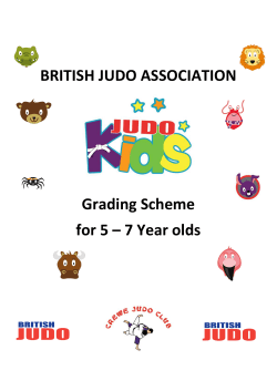 Syllabus Booklet - Crewe Judo Club