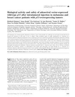 Biological activity and safety of adenoviral vector-expressed