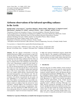 Airborne observations of far-infrared upwelling radiance in the Arctic