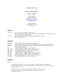 CURRICULUM VITAE SHEILA MARIE FISHER