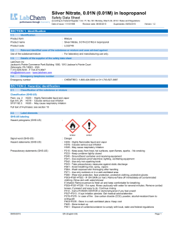 Silver Nitrate, 0.01N  in Isopropanol