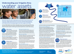 Understanding your Irrigation Area