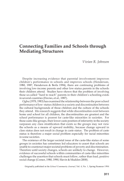 Connecting Families and Schools through Mediating
