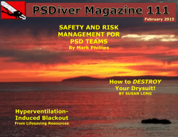 safety and risk management for psd teams