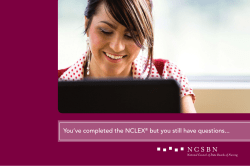 You`ve completed the NCLEX&reg; but you still have questions