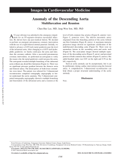 Images in Cardiovascular Medicine