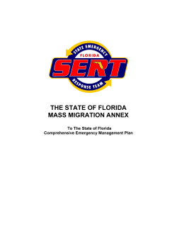 STATE OF FLORIDA - FloridaDisaster.org