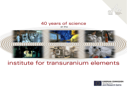 institute for transuranium elements