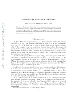 Equivariant Homotopy Diagrams