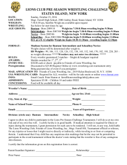 lions club pre-season wrestling challenge staten island, new york