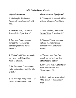 Original Sentences: Corrections are highlighted: