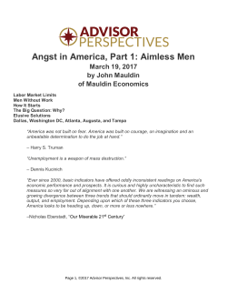 Angst in America, Part 1: Aimless Men