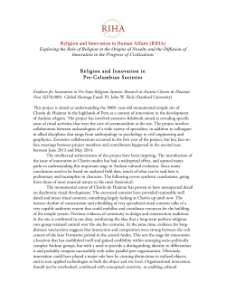 Summary Observations and Major Outputs