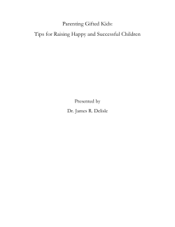 Parenting Gifted Kids