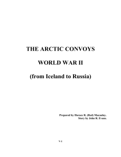 THE ARCTIC CONVOYS WORLD WAR II (from Iceland to Russia)