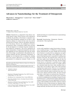 Advances in Nanotechnology for the Treatment of
