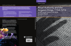 Royal Authority and the Angevin Kings, 1154&ndash;1216