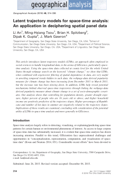 An application in deciphering spatial panel data
